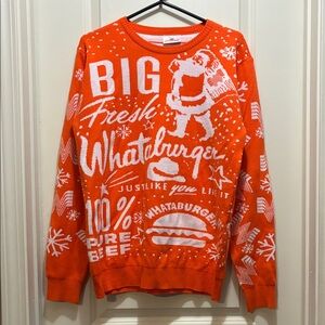 Whataburger Orange Crewneck Sweater